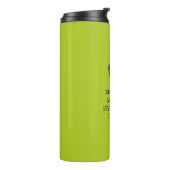 Magische beweging grappig gepersonaliseerd water v thermosbeker (Gedraaid links)