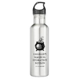 Magische beweging grappig gepersonaliseerd water v waterfles 