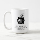 Magische beweging grappig halloween witch cauldron koffiemok (Links)