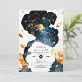 Magische bewerkbare ruimte verjaardag kaart (Staand voorkant)