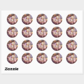 Magische Bibliotheek Kat Vrienden Sticker (Vel)