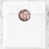 Magische Bibliotheek Kat Vrienden Sticker (Tas)