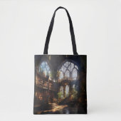 Magische Bibliotheek Tote Bag (Voorkant)
