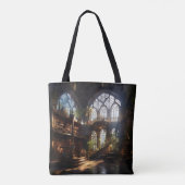 Magische Bibliotheek Tote Bag (Achterkant)