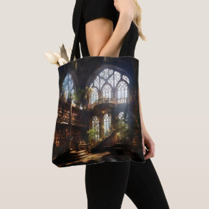 Magische Bibliotheek Tote Bag
