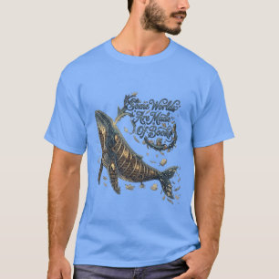 Magische Bibliotheek Walvis Verhaalboek Kunst T-shirt
