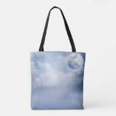 Magische blauwe hemel met vliegende zwemmen tote bag (Achterkant)