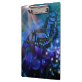 Magische blauwe vlinder klembord (Links)