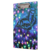 Magische blauwe vlinder klembord (Links)