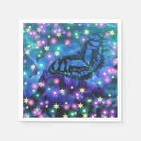 Magische blauwe vlinder