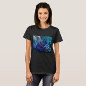 Magische blauwe vlinder t-shirt (Voorkant volledig)