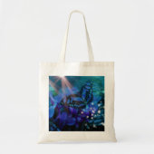 Magische blauwe vlinder tote bag (Voorkant)