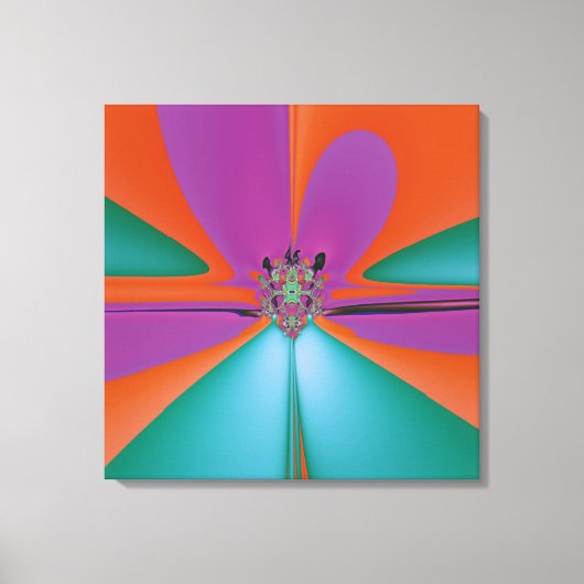 Magische Bloem Canvas Afdruk (Voorkant)