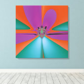 Magische Bloem Canvas Afdruk (Insitu (Houten vloer))
