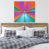 Magische Bloem Canvas Afdruk (Insitu (Slaapkamer))