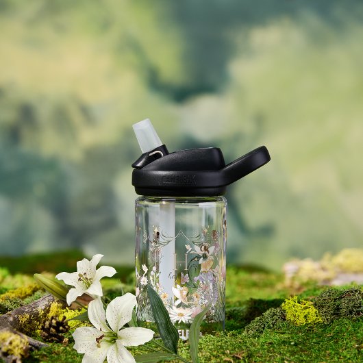 Magische Bloem Fee | Monogram Waterfles