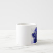 ...magische bloem...kunst van Jutta Gabriel.... Espresso Kop (Voorkant)