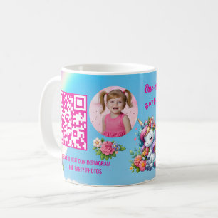 Magische Bloem Unicon Kinderverjaardag Barcode Fav Koffiemok