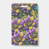 Magische bloemen badge (Achterkant)