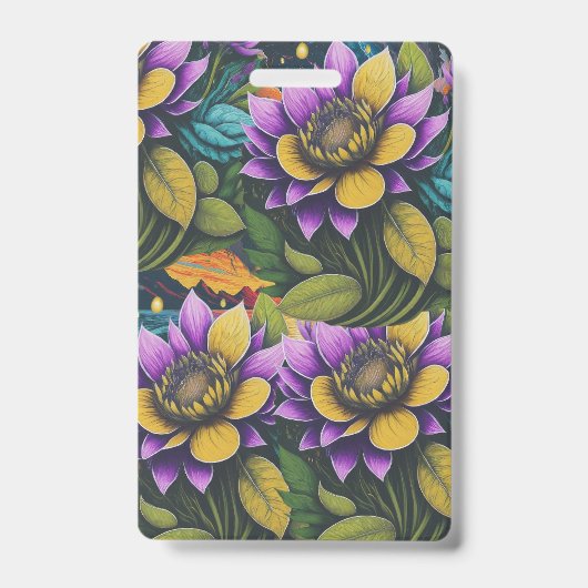 Magische bloemen badge (Voorkant)