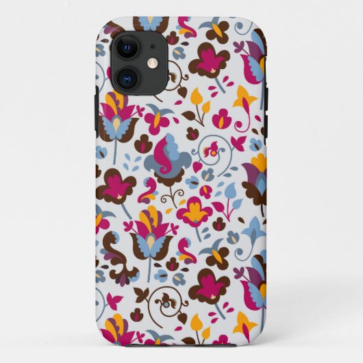 Magische bloemen Case-Mate iPhone case (Achterkant)