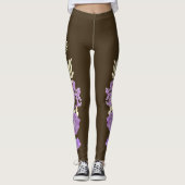 Magische bloemen Feestelijke bloemen Leggings (Voorkant)