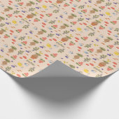 Magische bloemen Mandrake patroon Cadeaupapier (Hoek)
