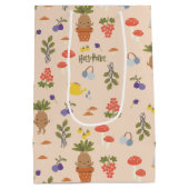 Magische bloemen Mandrake patroon Medium Cadeauzakje (Achterkant)