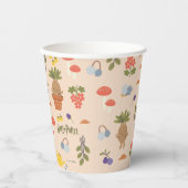 Magische bloemen Mandrake patroon Papieren Bekers (Voorkant)