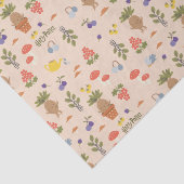 Magische bloemen Mandrake patroon Tissuepapier (Detail)