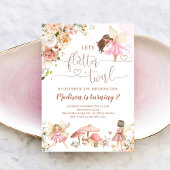 Magische Bloemen Sprookjesprinses Verjaardag Kaart