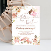 Magische Bloemen Sprookjesprinses Verjaardag Kaart