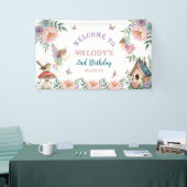 Magische Bloemenfee 2e verjaardag Banner (Beurs)