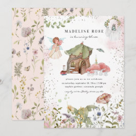 Magische Bloemenfee Prinses Verjaardagsfeest Kaart