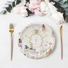 Magische Bloemenfee Verjaardagsfeest Papieren Bordje