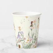 Magische bloemenfee | Verjaardagsfeestje Papieren Bekers (Achterkant)