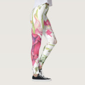 magische bloementuin over gedrukte leggings (Rechts)