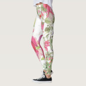 magische bloementuin over gedrukte leggings (Links)