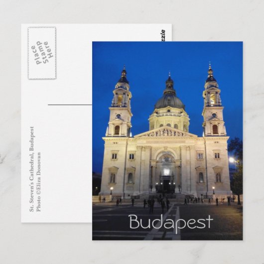 Magische Boedapest Briefkaart (Voorkant / Achterkant)