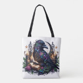 Magische Boek Raven  Tote Bag (Achterkant)