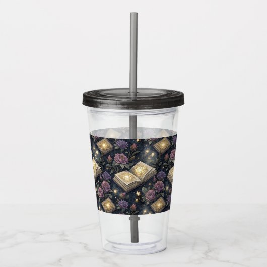 Magische Boeken Acryl Drinkbeker (Voorkant)