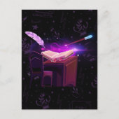 Magische boekenheks briefkaart (Voorkant)