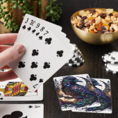 Magische Boekerige Raaf Pokerkaarten (Insitu)