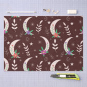 Magische Boho bloemensikkel  Tissuepapier (Craft)