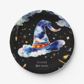 Magische Boho Enchanted Wizard Verjaardag Papieren Bordje (Voorkant)