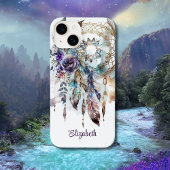 Magische Boho kristallen Dreamcatcher Case-Mate iPhone Case
