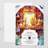 Magische boho lab wetenschapper verjaardag kaart (Voorkant / Achterkant)