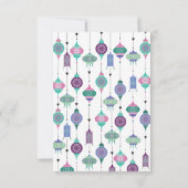 Magische Boho Marokkaanse Lantaarns bruiloft uitno Kaart (Achterkant)