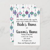 Magische Boho Marokkaanse Lantaarns bruiloft uitno Kaart (Voorkant / Achterkant)