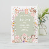 Magische Boho Sprookjestuin Wilde Bloemen Kaart (Staand voorkant)